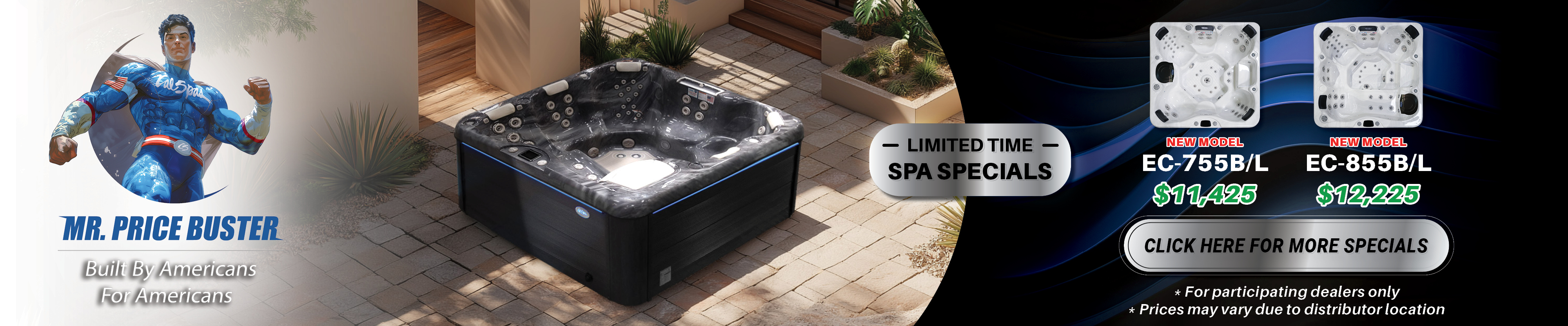 Calspas hot tub being used in a family setting - Newark